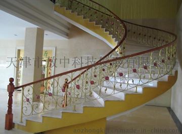 天津铁艺楼梯扶手十年经验打造精品铁艺楼梯